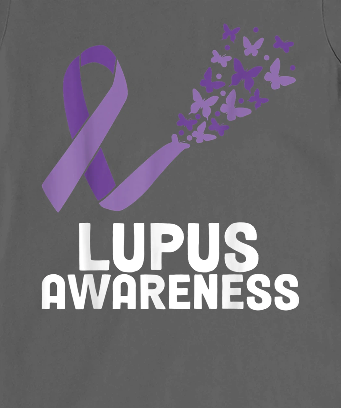 Lupus Warrior Lupus Awareness Butterfly T-Shirt, Women T-Shirt
