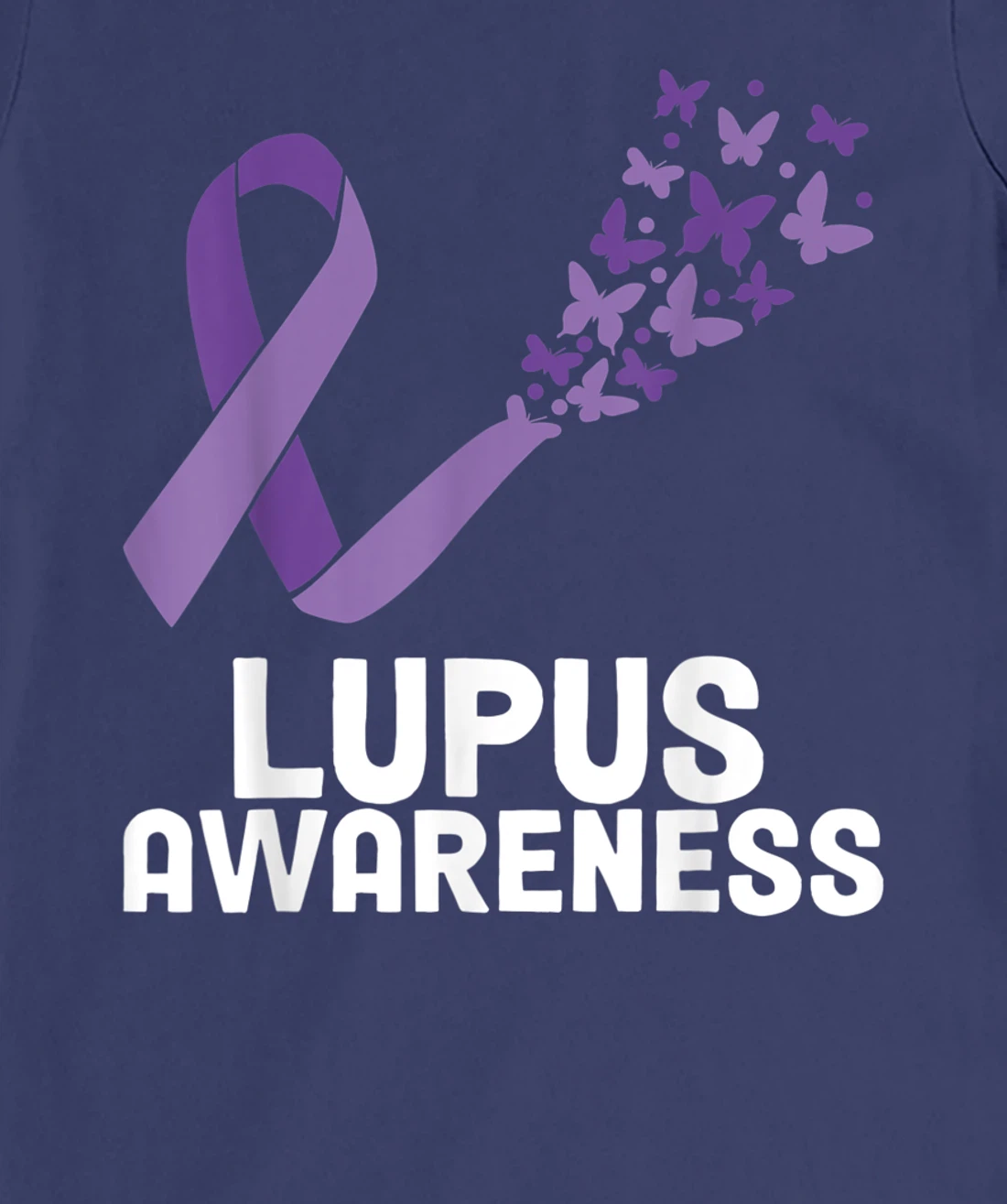 Lupus Warrior Lupus Awareness Butterfly T-Shirt, Women T-Shirt