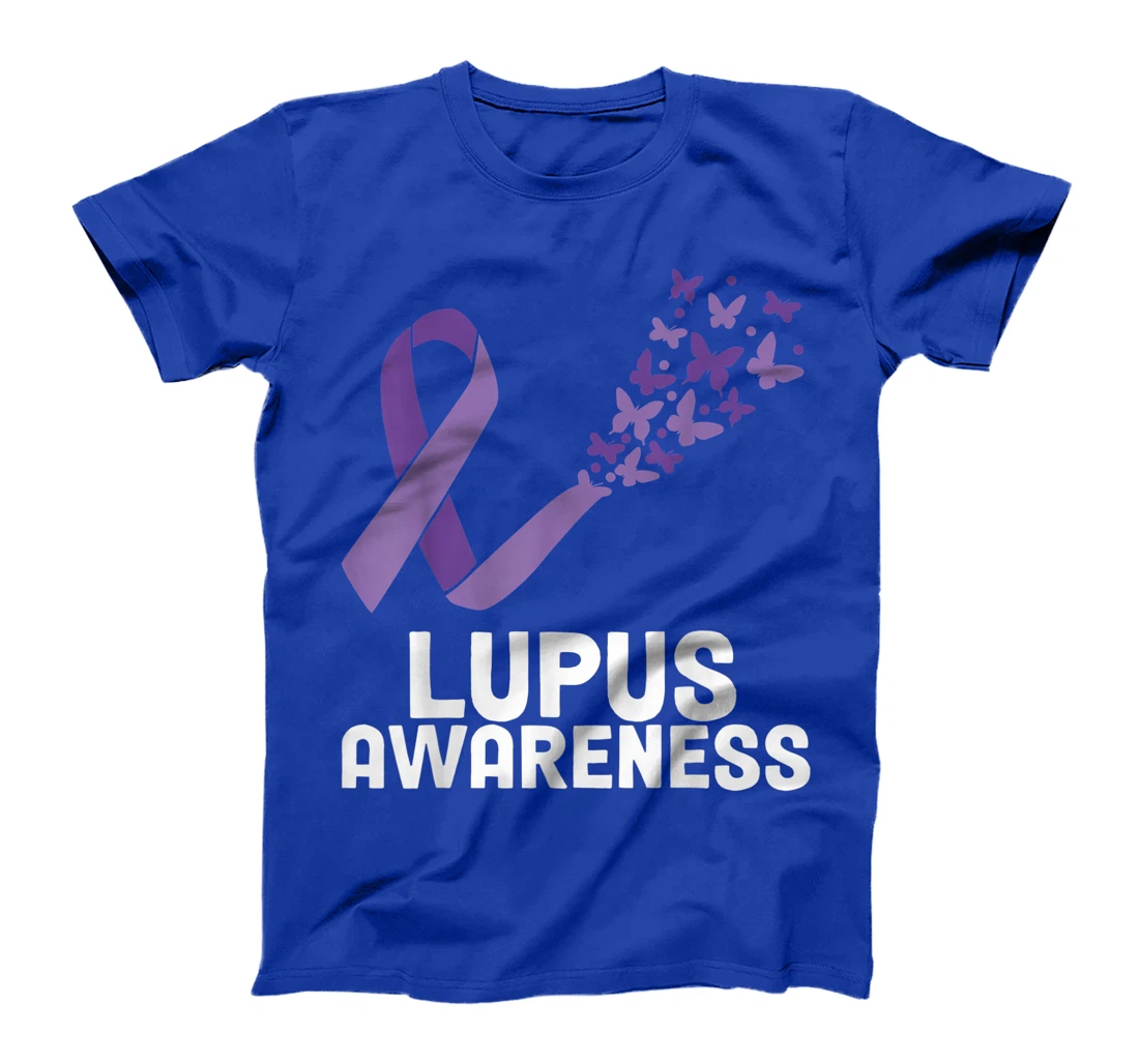 Lupus Warrior Lupus Awareness Butterfly T-Shirt, Women T-Shirt
