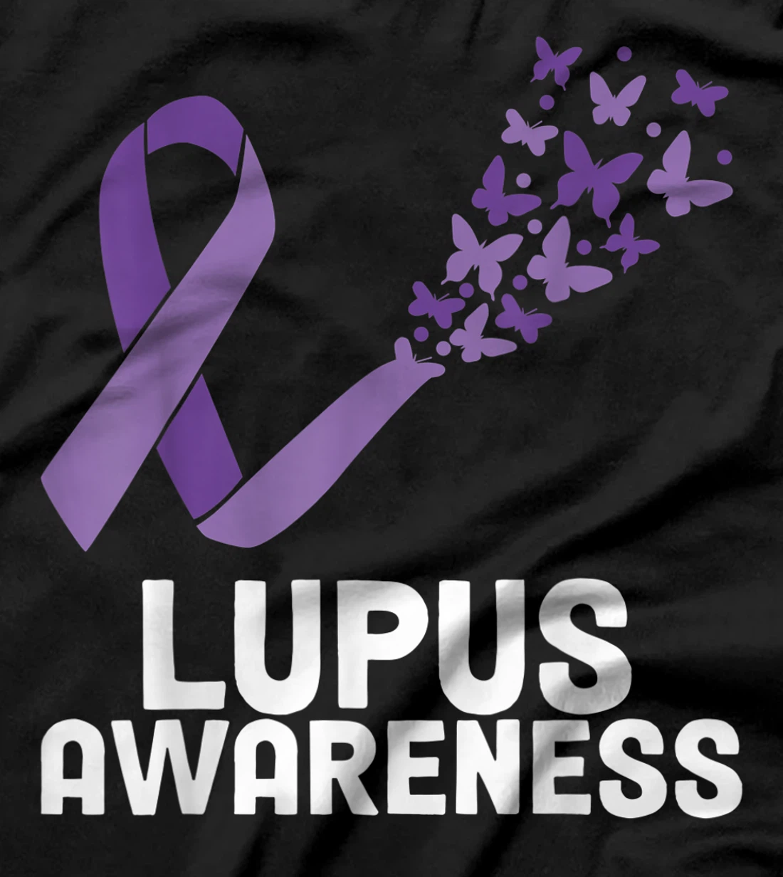Lupus Warrior Lupus Awareness Butterfly T-Shirt, Women T-Shirt