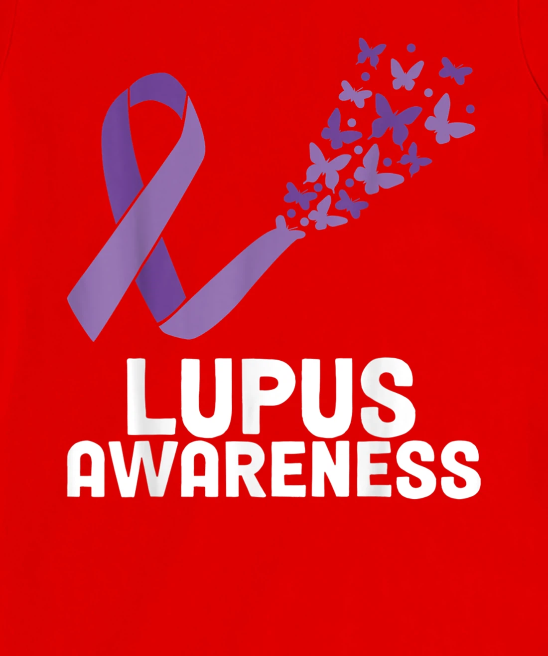 Lupus Warrior Lupus Awareness Butterfly T-Shirt, Women T-Shirt