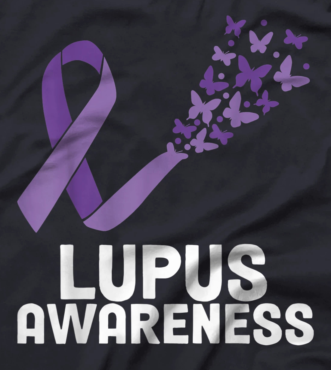 Lupus Warrior Lupus Awareness Butterfly T-Shirt, Women T-Shirt