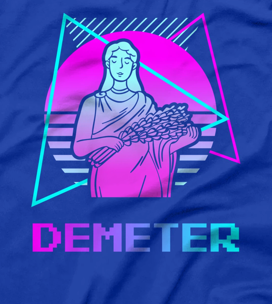 Vintage Retro Greek Gods Ancient Greece Mythology Demeter T-Shirt