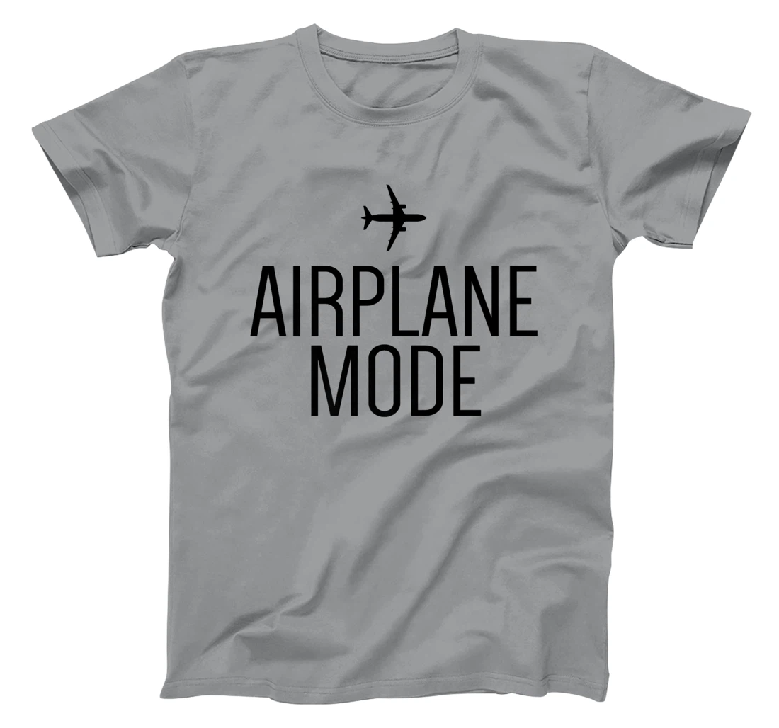 Womens Airplane Mode Adventure Traveling Vacation Travel Lover T-Shirt, Women T-Shirt