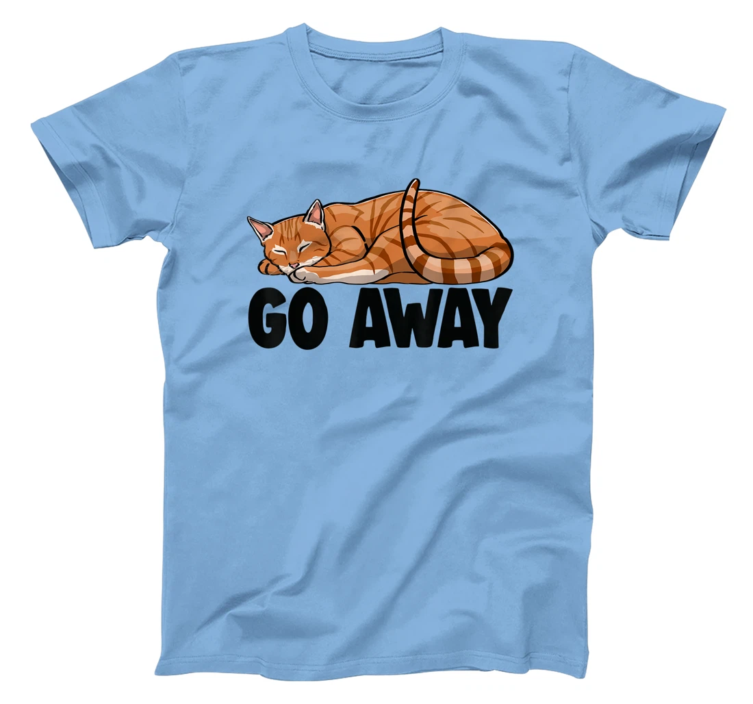Go Away Cute Sleeping Cat Funny Cat Lovers Kitten T-Shirt, Women T-Shirt