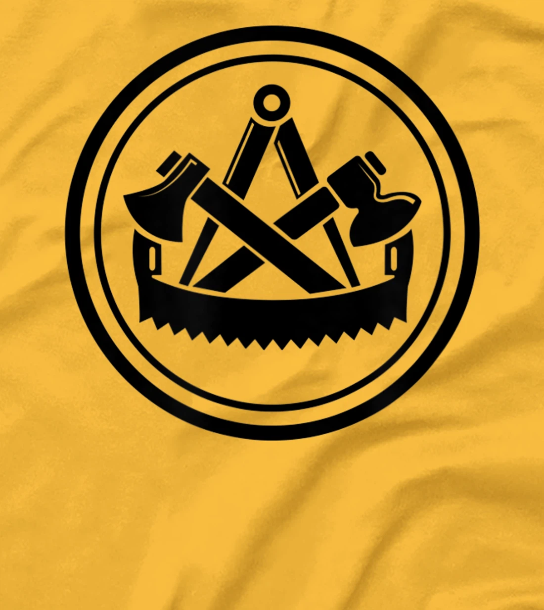 Carpenter's Traditional Round Guild Crest T-Shirt, Women T-Shirt