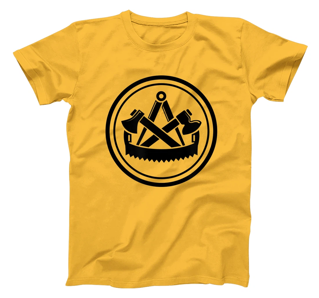 Carpenter's Traditional Round Guild Crest T-Shirt, Women T-Shirt