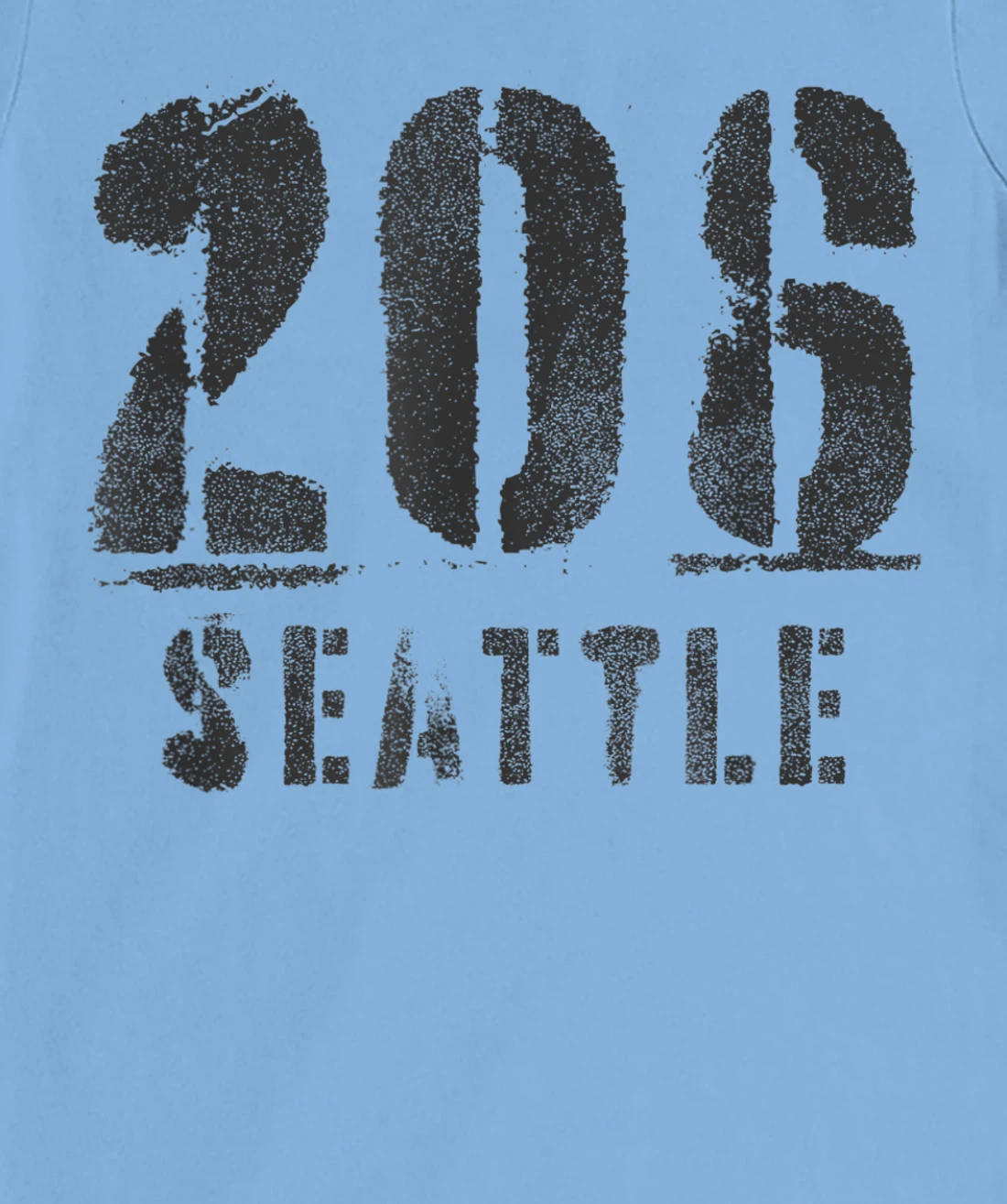 206 Seattle, Washington Area Code Souvenir Design T-Shirt, Kid T-Shirt and Women T-Shirt