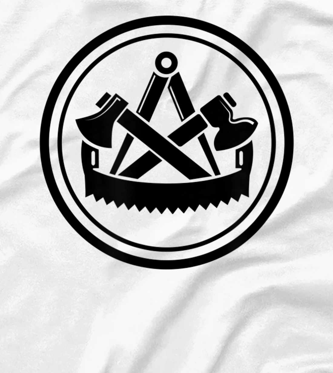 Carpenter's Traditional Round Guild Crest T-Shirt, Women T-Shirt