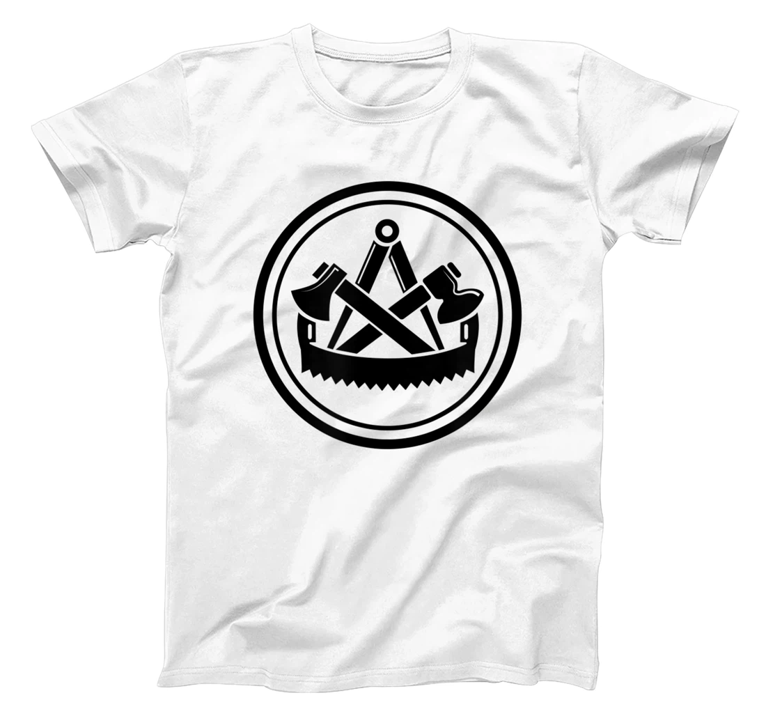 Carpenter's Traditional Round Guild Crest T-Shirt, Women T-Shirt