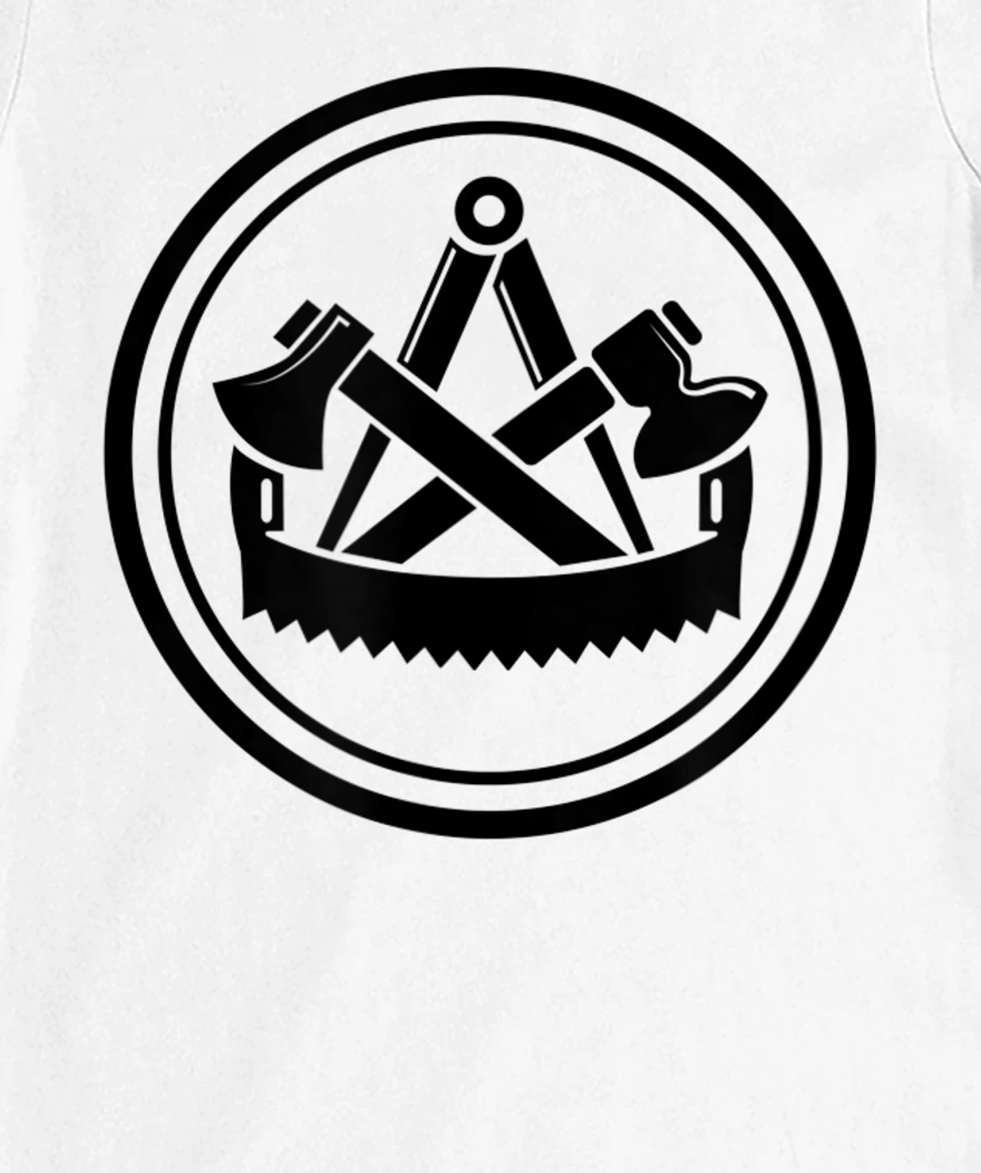 Carpenter's Traditional Round Guild Crest T-Shirt, Women T-Shirt