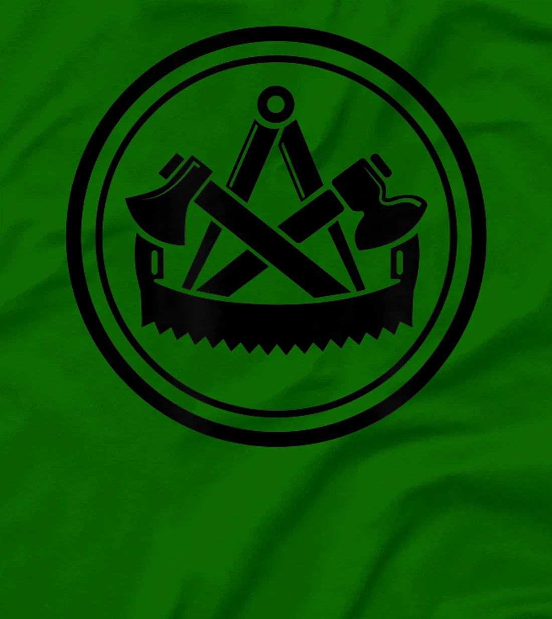 Carpenter's Traditional Round Guild Crest T-Shirt, Women T-Shirt