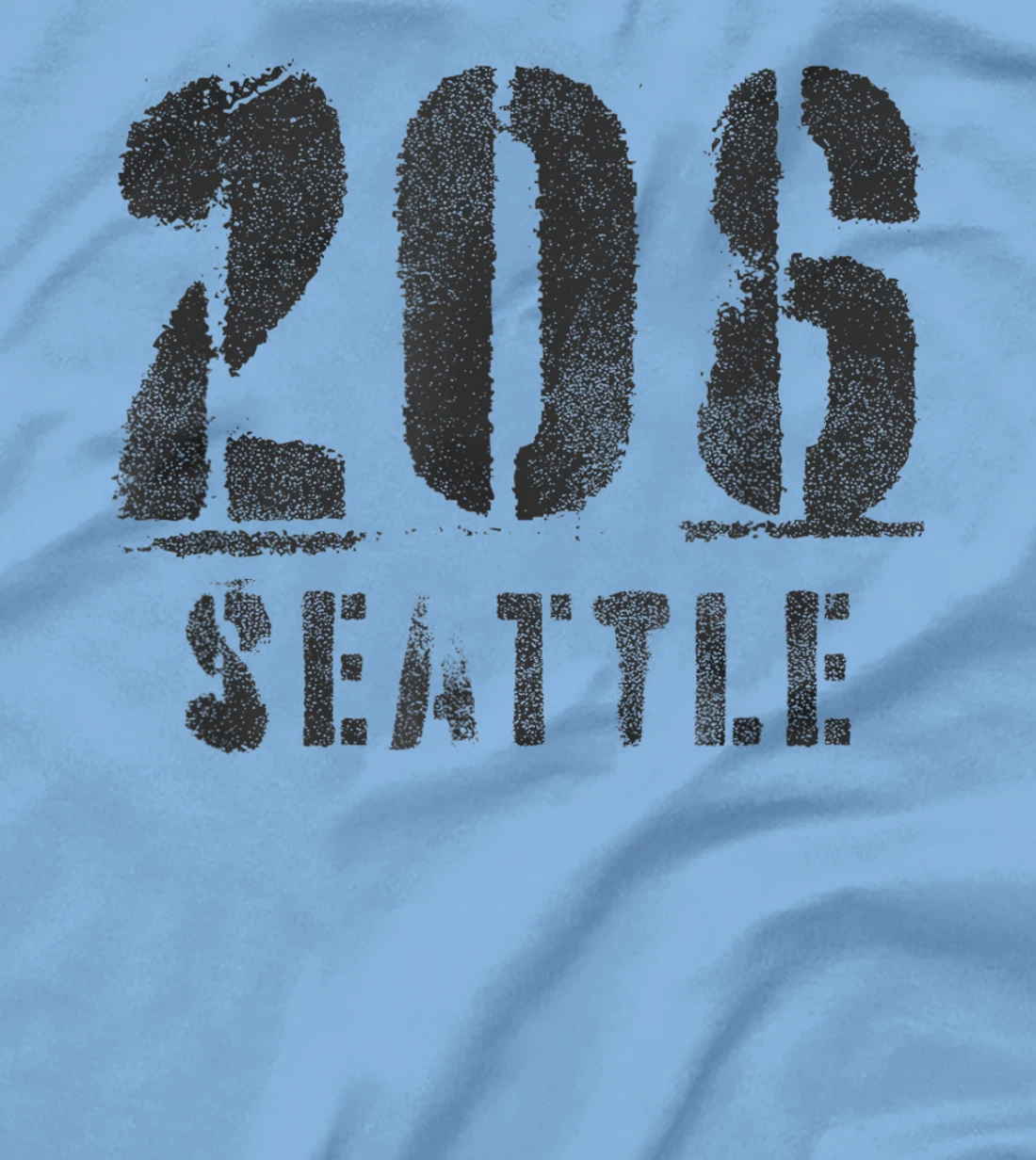 206 Seattle, Washington Area Code Souvenir Design T-Shirt, Kid T-Shirt and Women T-Shirt