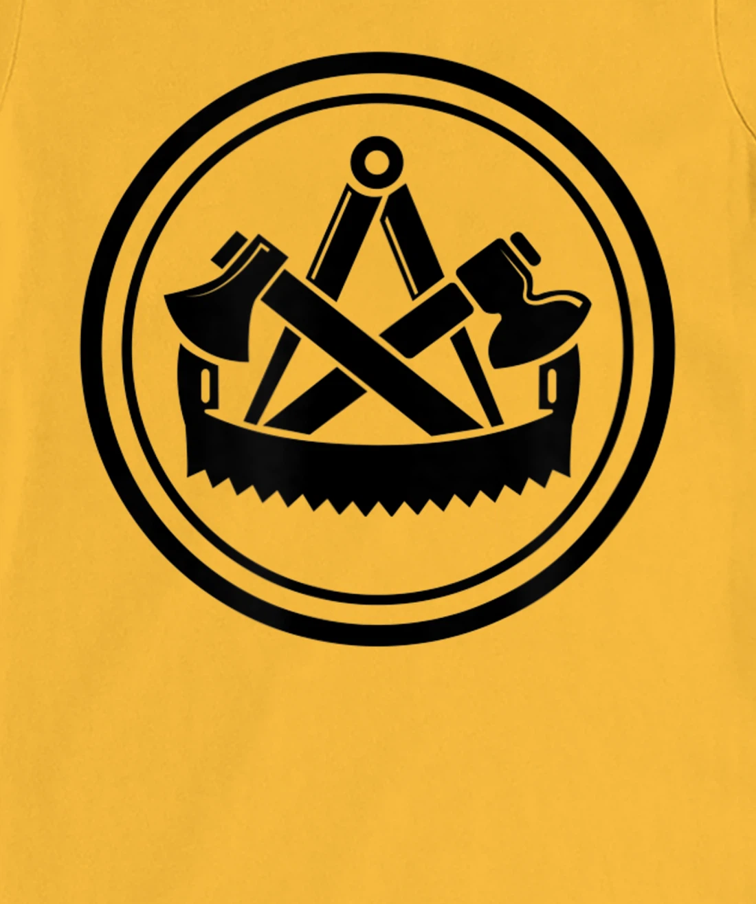 Carpenter's Traditional Round Guild Crest T-Shirt, Women T-Shirt