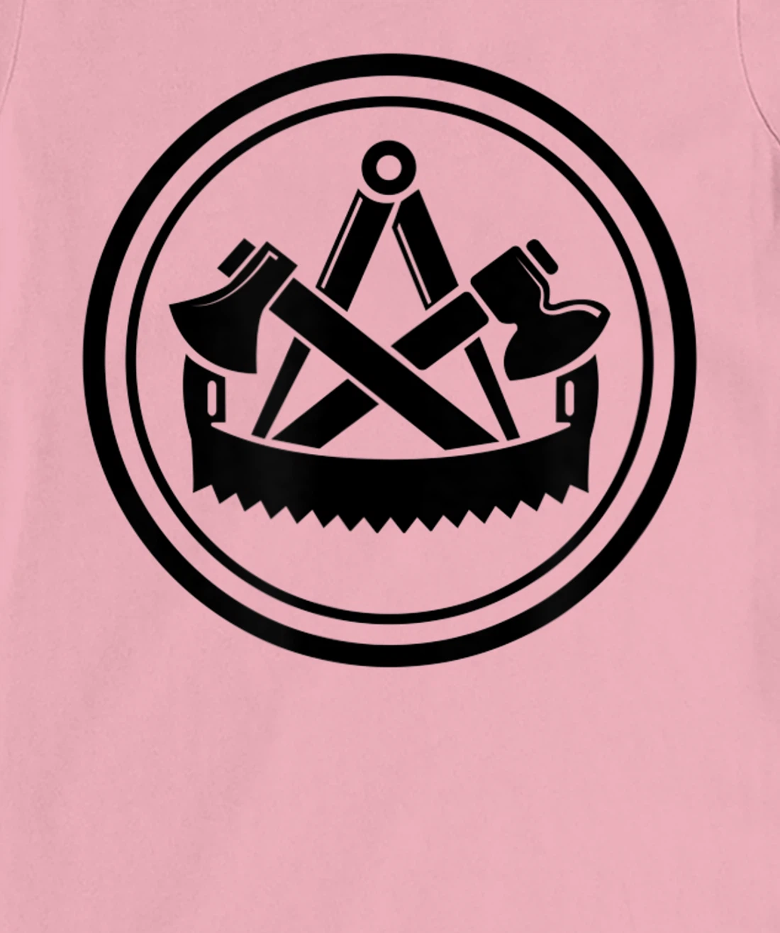 Carpenter's Traditional Round Guild Crest T-Shirt, Women T-Shirt