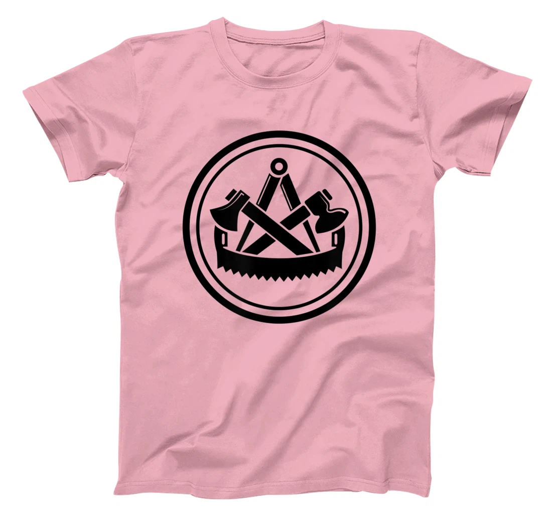 Carpenter's Traditional Round Guild Crest T-Shirt, Women T-Shirt
