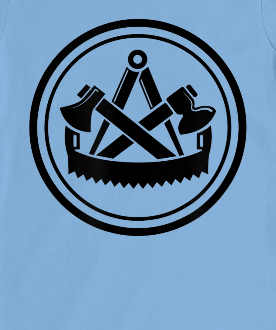 Carpenter's Traditional Round Guild Crest T-Shirt, Women T-Shirt