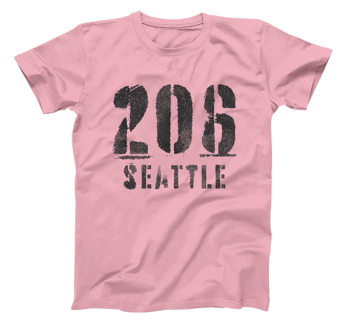206 Seattle, Washington Area Code Souvenir Design T-Shirt, Kid T-Shirt and Women T-Shirt