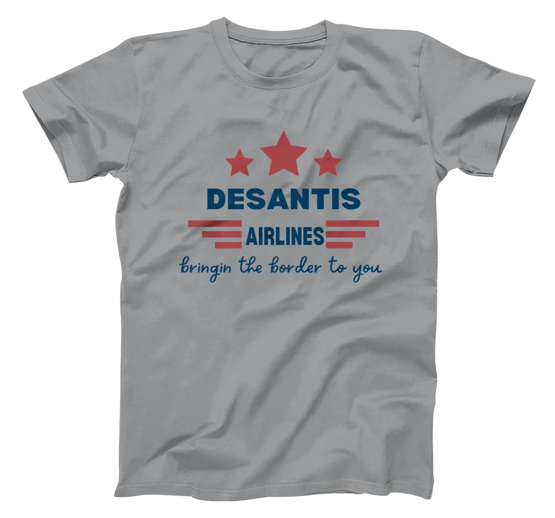Womens DeSantis Airlines Funny Political Meme Ron DeSantis T-Shirt, Women T-Shirt