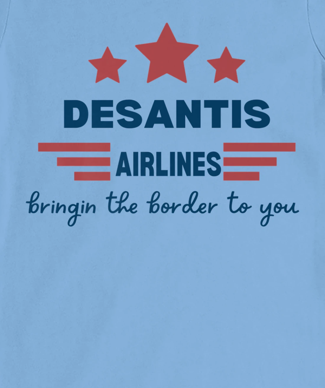 Womens DeSantis Airlines Funny Political Meme Ron DeSantis T-Shirt, Women T-Shirt