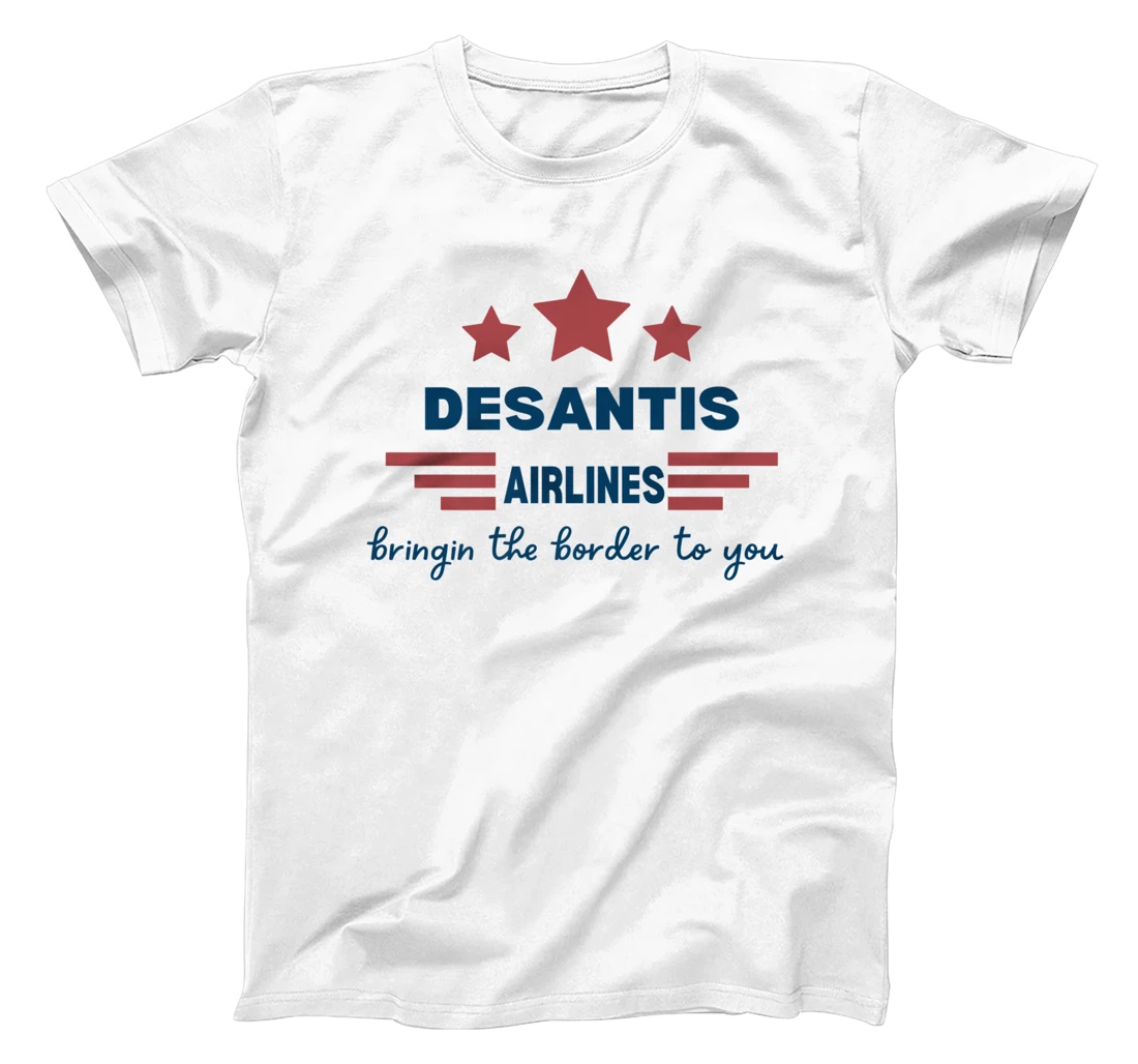 Womens DeSantis Airlines Funny Political Meme Ron DeSantis T-Shirt, Women T-Shirt