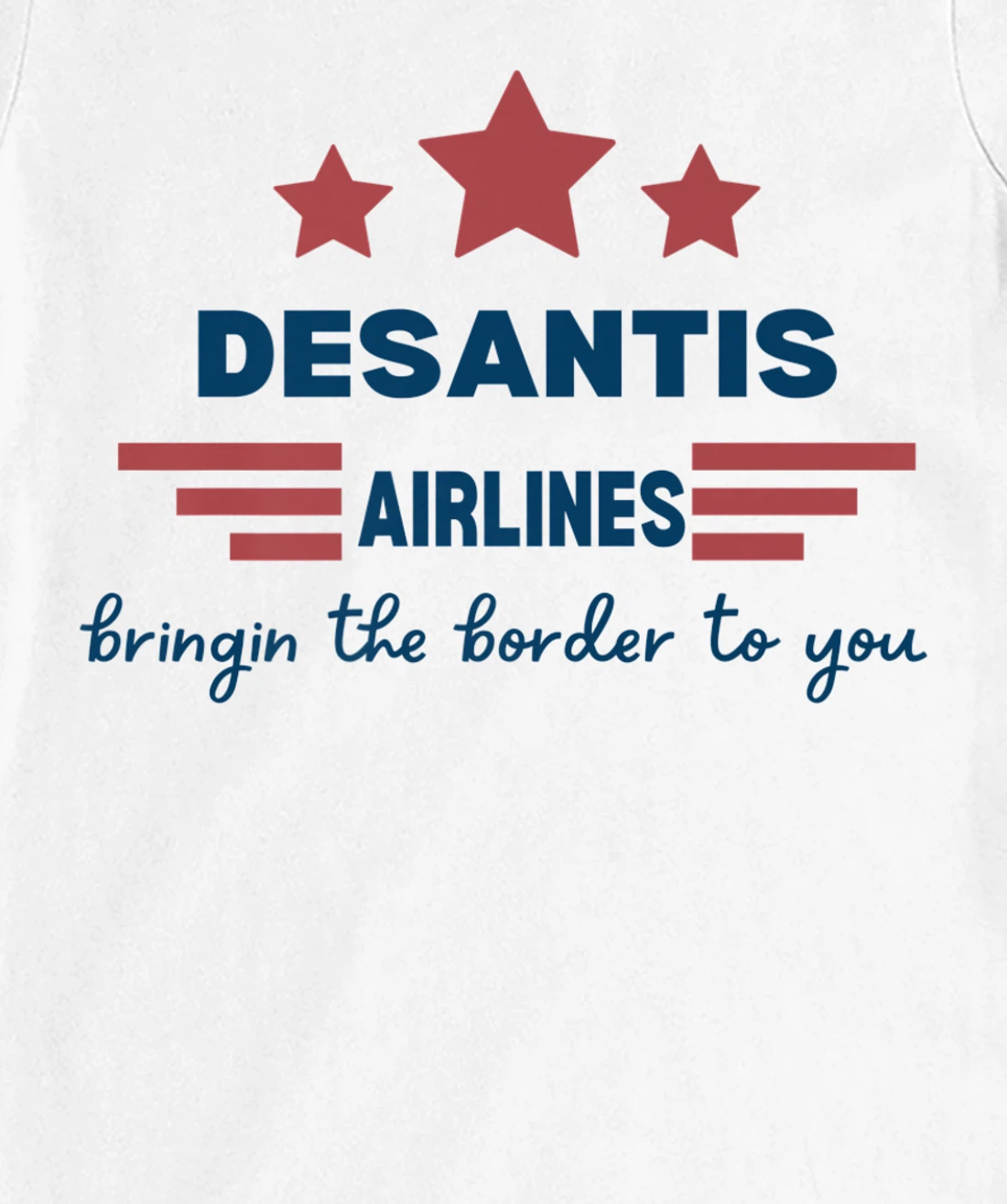 Womens DeSantis Airlines Funny Political Meme Ron DeSantis T-Shirt, Women T-Shirt