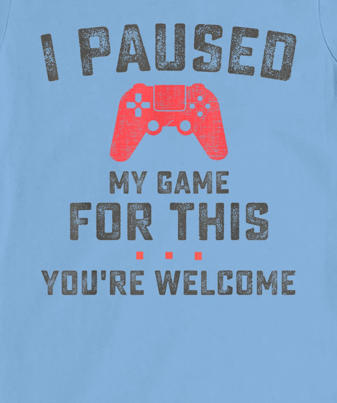 Womens Funny Gaming Retro Vintage I Paused My Game You're Welcome T-Shirt, Women T-Shirt
