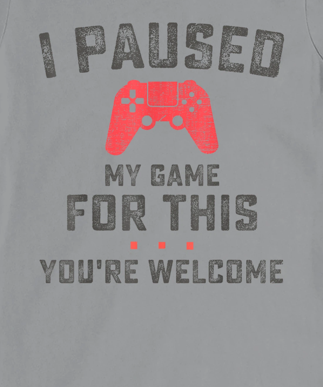 Womens Funny Gaming Retro Vintage I Paused My Game You're Welcome T-Shirt, Women T-Shirt
