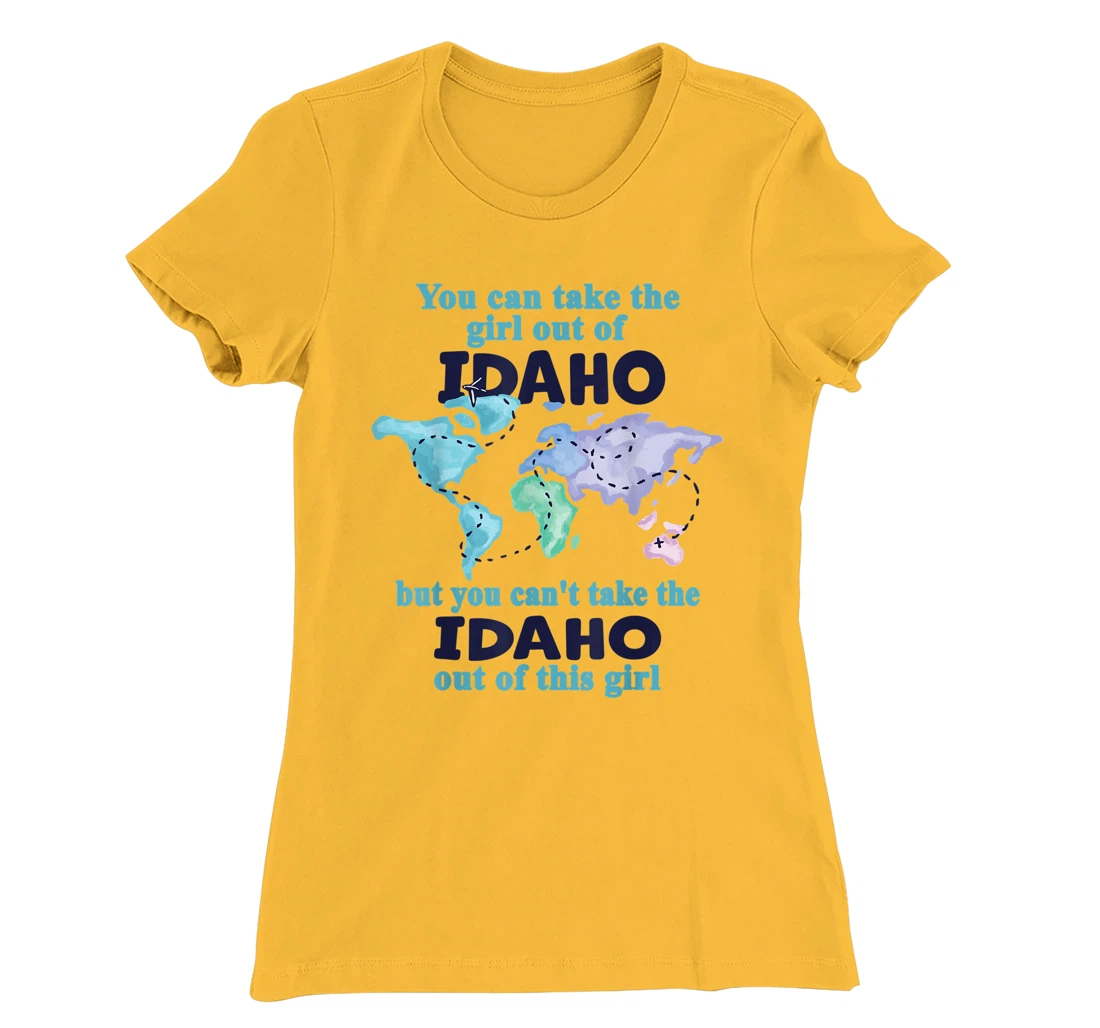 Womens Relocation From Idaho - Proud Girl From Idaho T-Shirt, Kid T-Shirt and Women T-Shirt