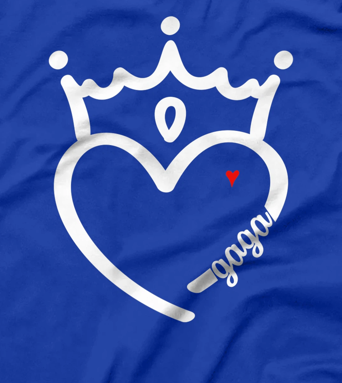 Cute Gaga With Heart Girl Women Mommy Mother T-Shirt, Women T-Shirt