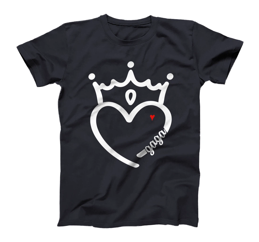 Cute Gaga With Heart Girl Women Mommy Mother T-Shirt, Women T-Shirt