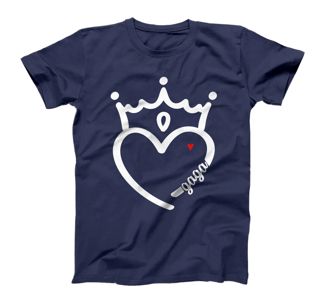 Cute Gaga With Heart Girl Women Mommy Mother T-Shirt, Women T-Shirt