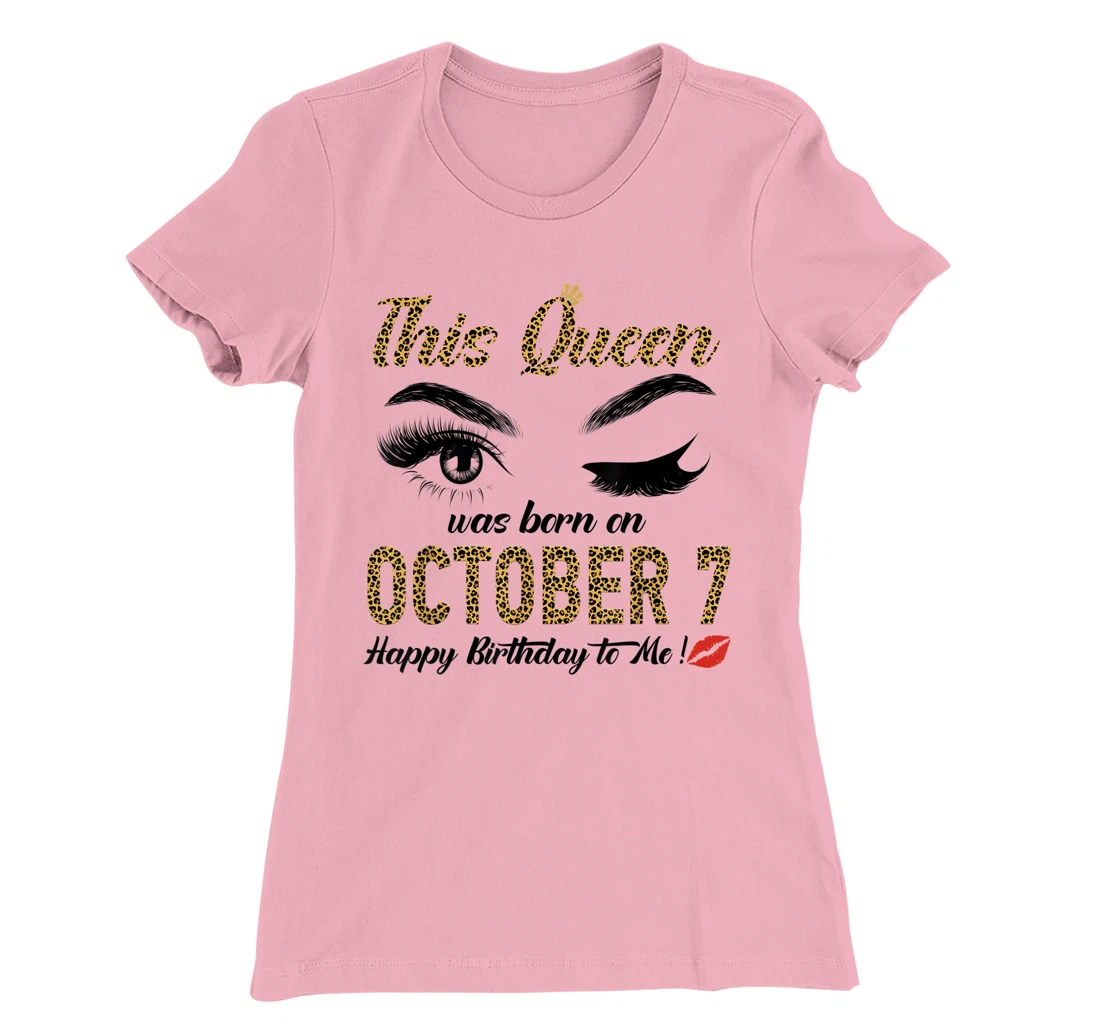 Womens Queens are born on October 7th A queen was born in T-Shirt, Women T-Shirt