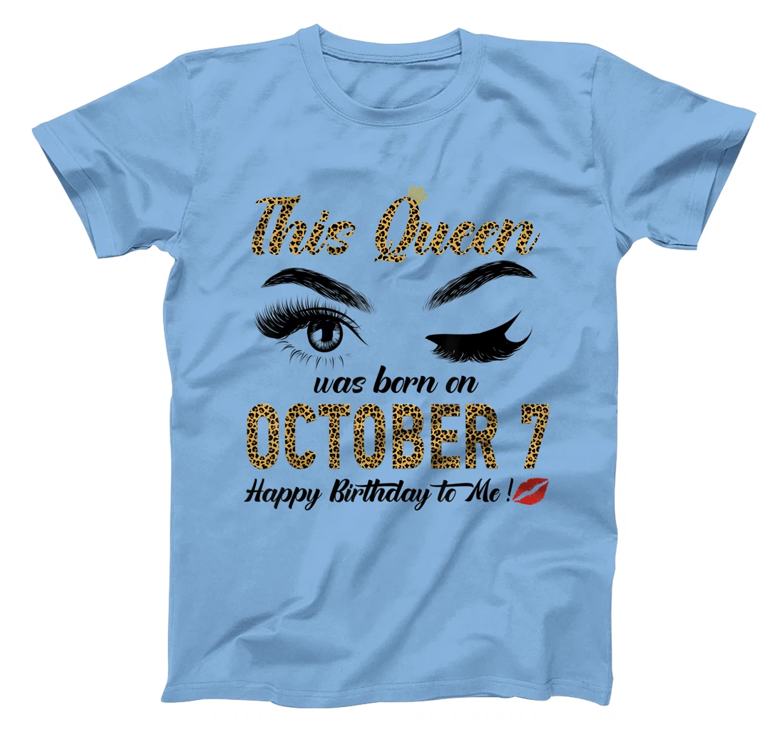 Womens Queens are born on October 7th A queen was born in T-Shirt, Women T-Shirt