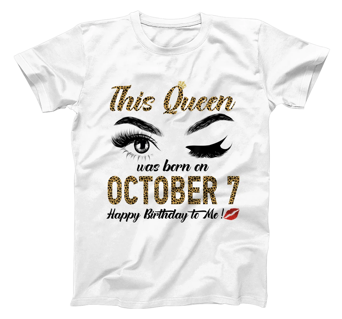 Womens Queens are born on October 7th A queen was born in T-Shirt, Women T-Shirt