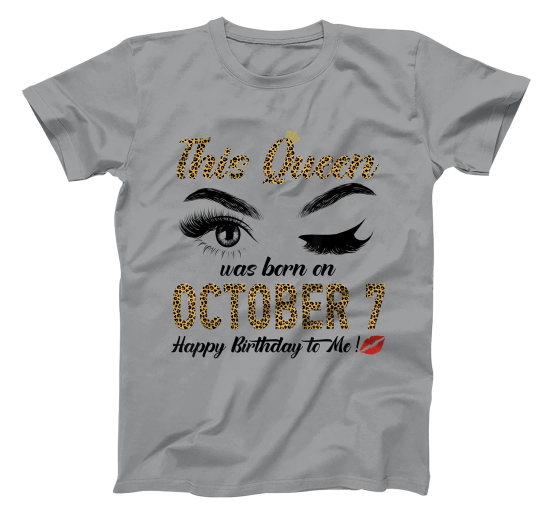 Womens Queens are born on October 7th A queen was born in T-Shirt, Women T-Shirt