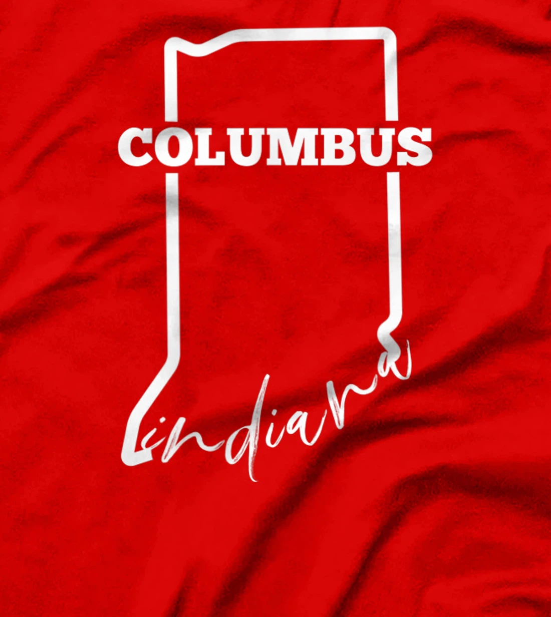 Columbus, State of Indiana / Minimalistic Columbus, IN T-Shirt, Kid T-Shirt and Women T-Shirt