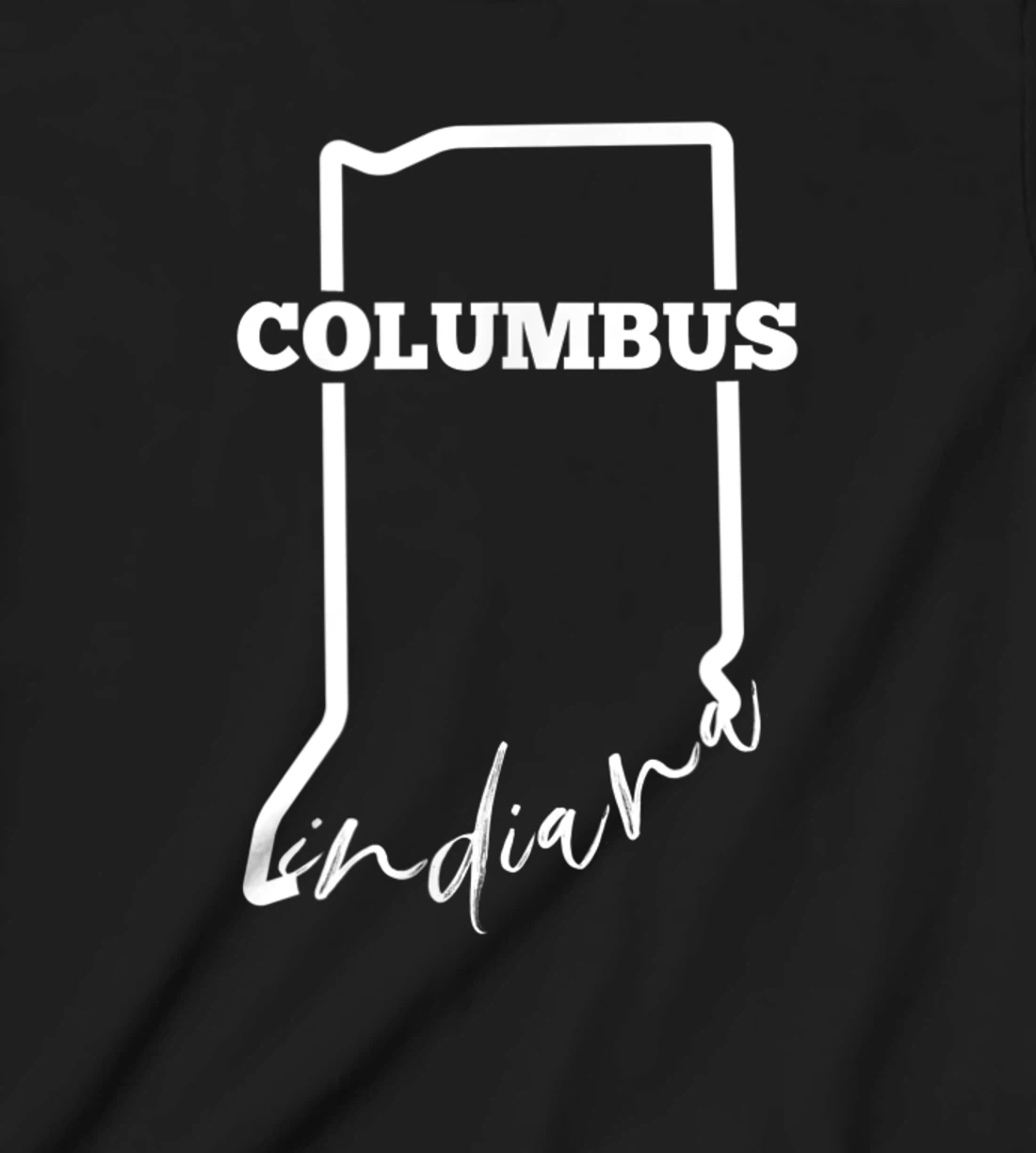 Columbus, State of Indiana / Minimalistic Columbus, IN T-Shirt, Kid T-Shirt and Women T-Shirt