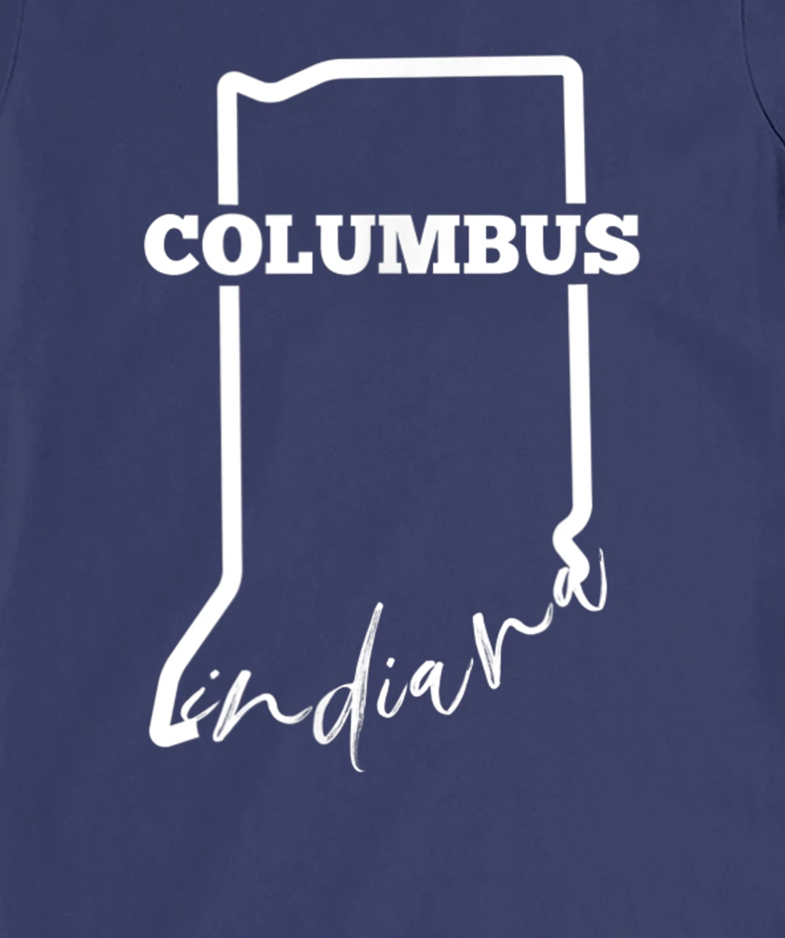 Columbus, State of Indiana / Minimalistic Columbus, IN T-Shirt, Kid T-Shirt and Women T-Shirt