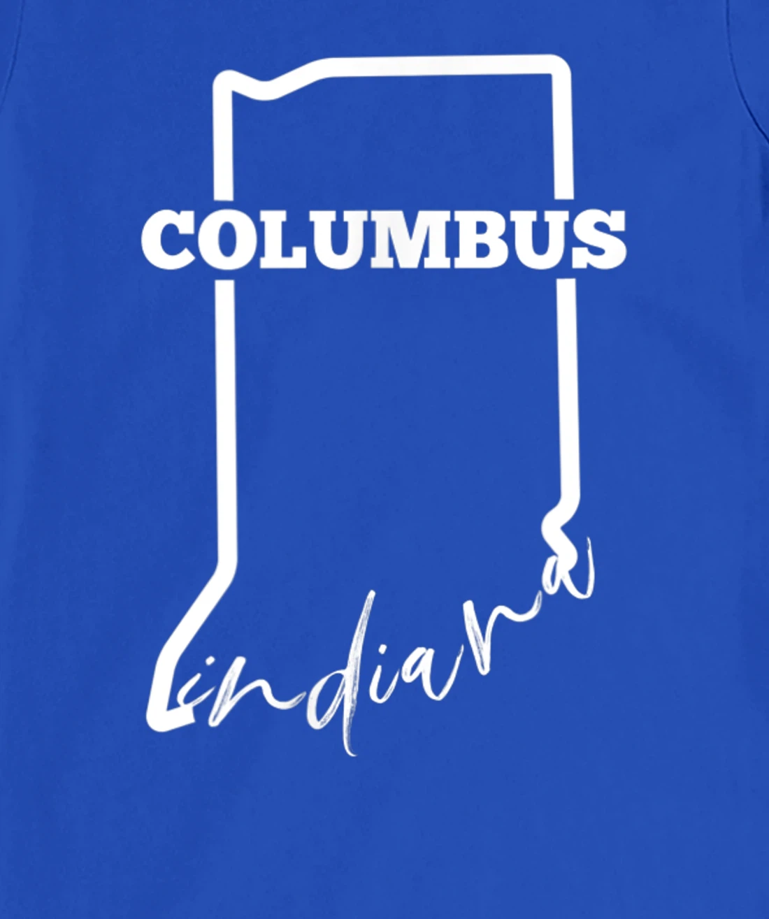 Columbus, State of Indiana / Minimalistic Columbus, IN T-Shirt, Kid T-Shirt and Women T-Shirt