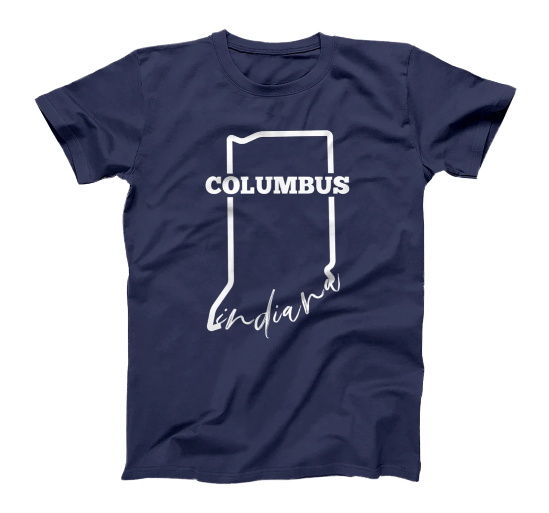Columbus, State of Indiana / Minimalistic Columbus, IN T-Shirt, Kid T-Shirt and Women T-Shirt