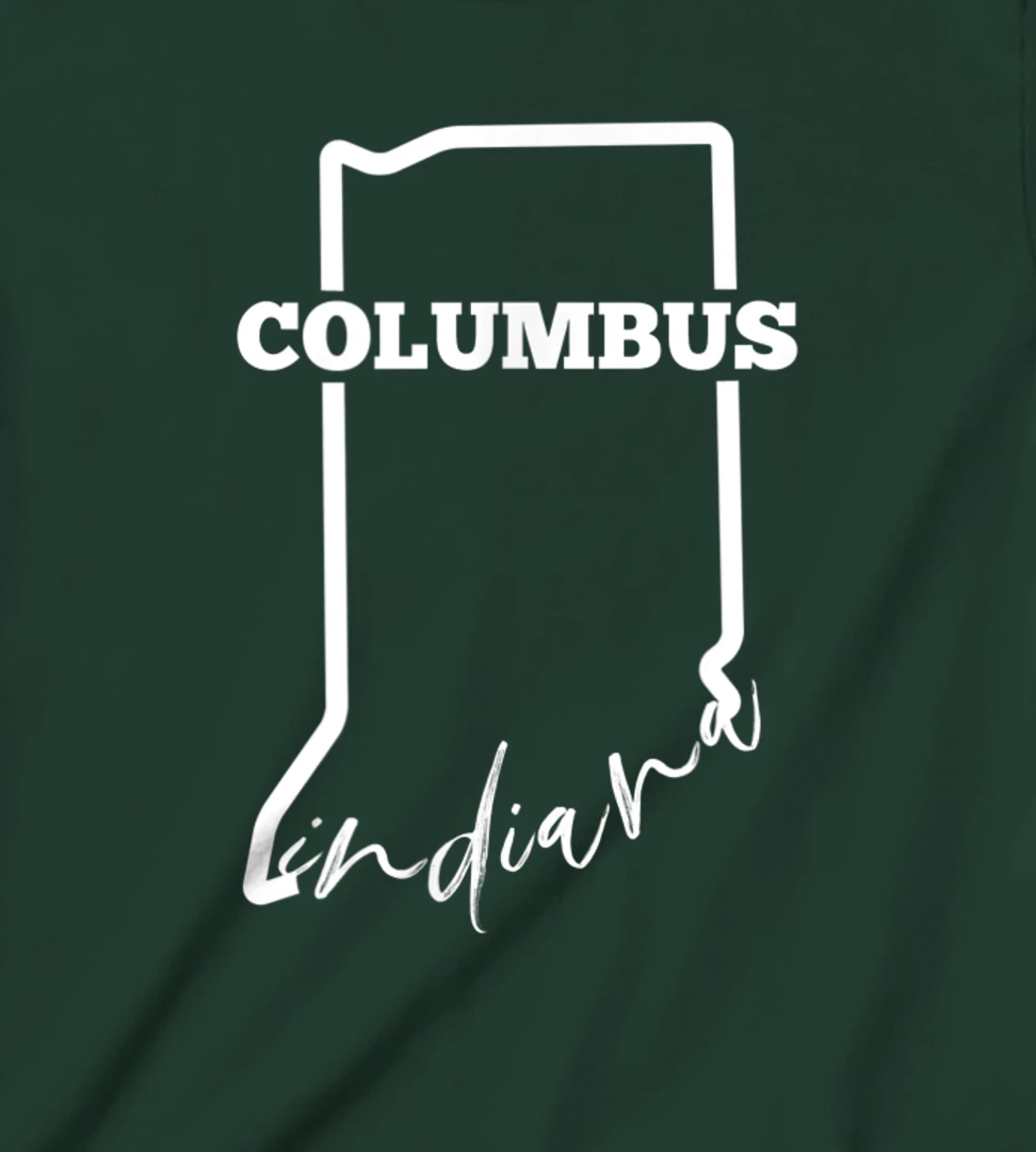 Columbus, State of Indiana / Minimalistic Columbus, IN T-Shirt, Kid T-Shirt and Women T-Shirt