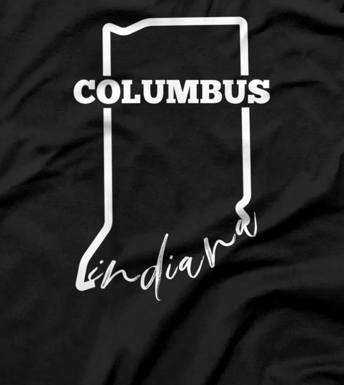 Columbus, State of Indiana / Minimalistic Columbus, IN T-Shirt, Kid T-Shirt and Women T-Shirt