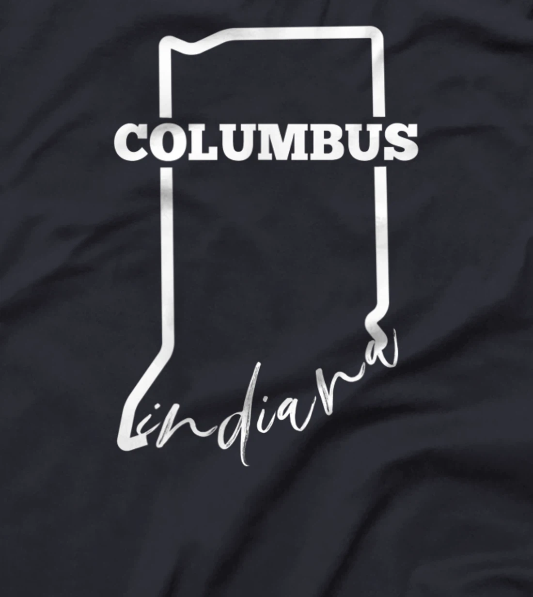 Columbus, State of Indiana / Minimalistic Columbus, IN T-Shirt, Kid T-Shirt and Women T-Shirt