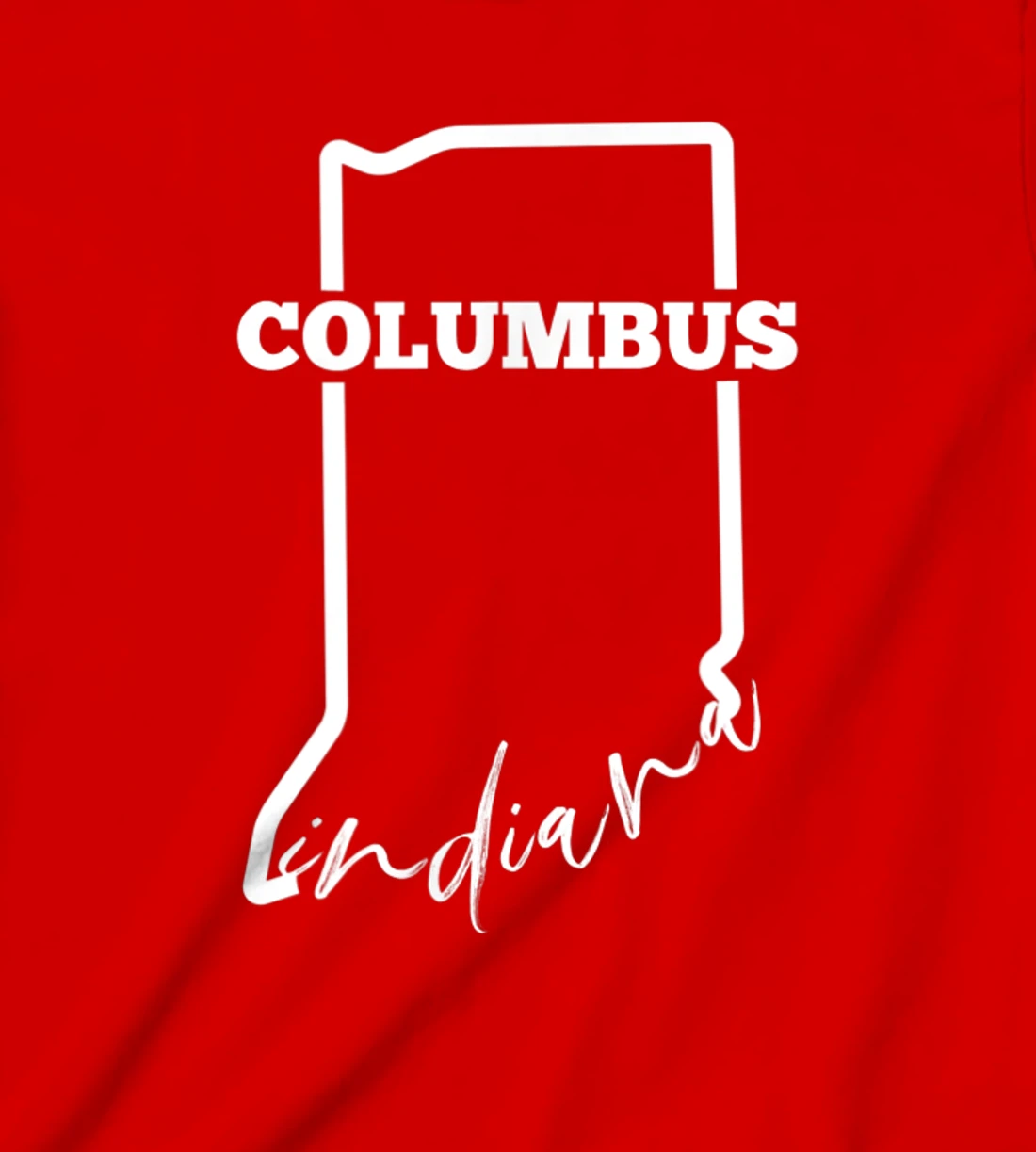Columbus, State of Indiana / Minimalistic Columbus, IN T-Shirt, Kid T-Shirt and Women T-Shirt