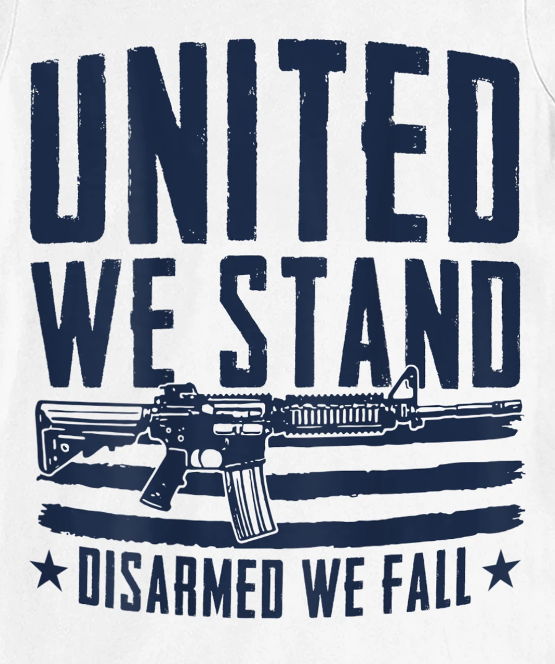 united we stand disarmed we fall T-Shirt, Women T-Shirt