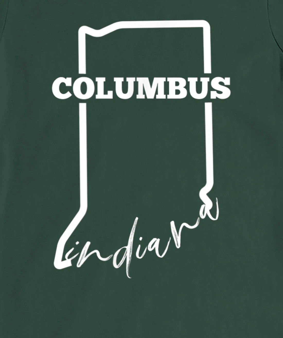 Columbus, State of Indiana / Minimalistic Columbus, IN T-Shirt, Kid T-Shirt and Women T-Shirt