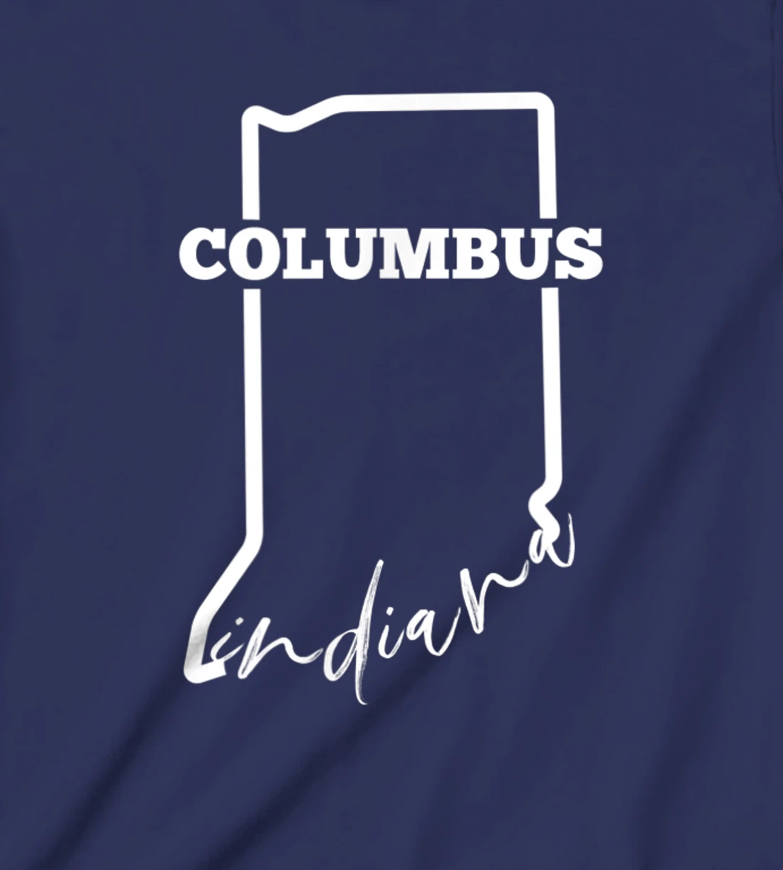 Columbus, State of Indiana / Minimalistic Columbus, IN T-Shirt, Kid T-Shirt and Women T-Shirt
