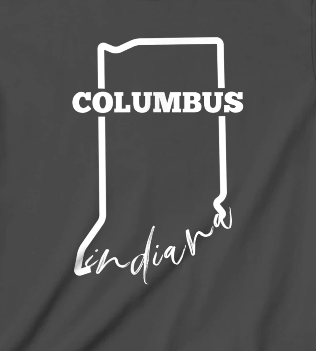 Columbus, State of Indiana / Minimalistic Columbus, IN T-Shirt, Kid T-Shirt and Women T-Shirt