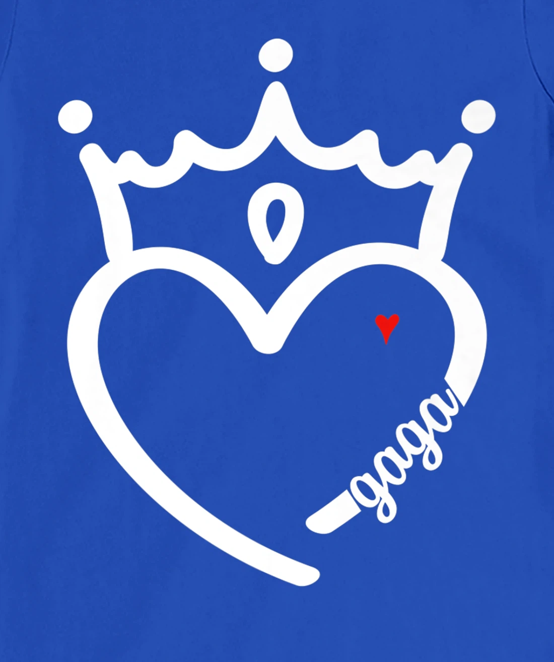 Cute Gaga With Heart Girl Women Mommy Mother T-Shirt, Women T-Shirt